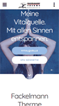 Mobile Screenshot of fackelmanntherme.de